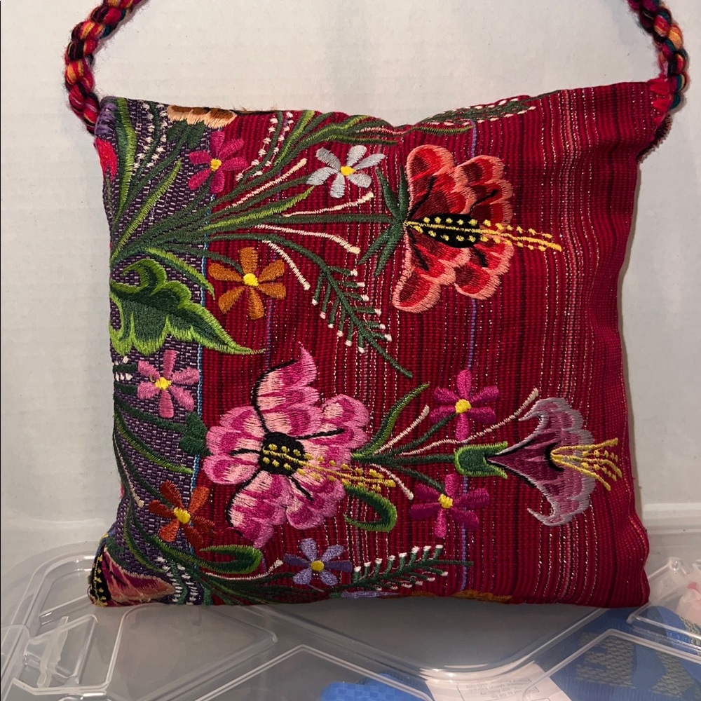 Vintage Guatemalan HUIPIL Crossbody Bag - Picture 4 of 7